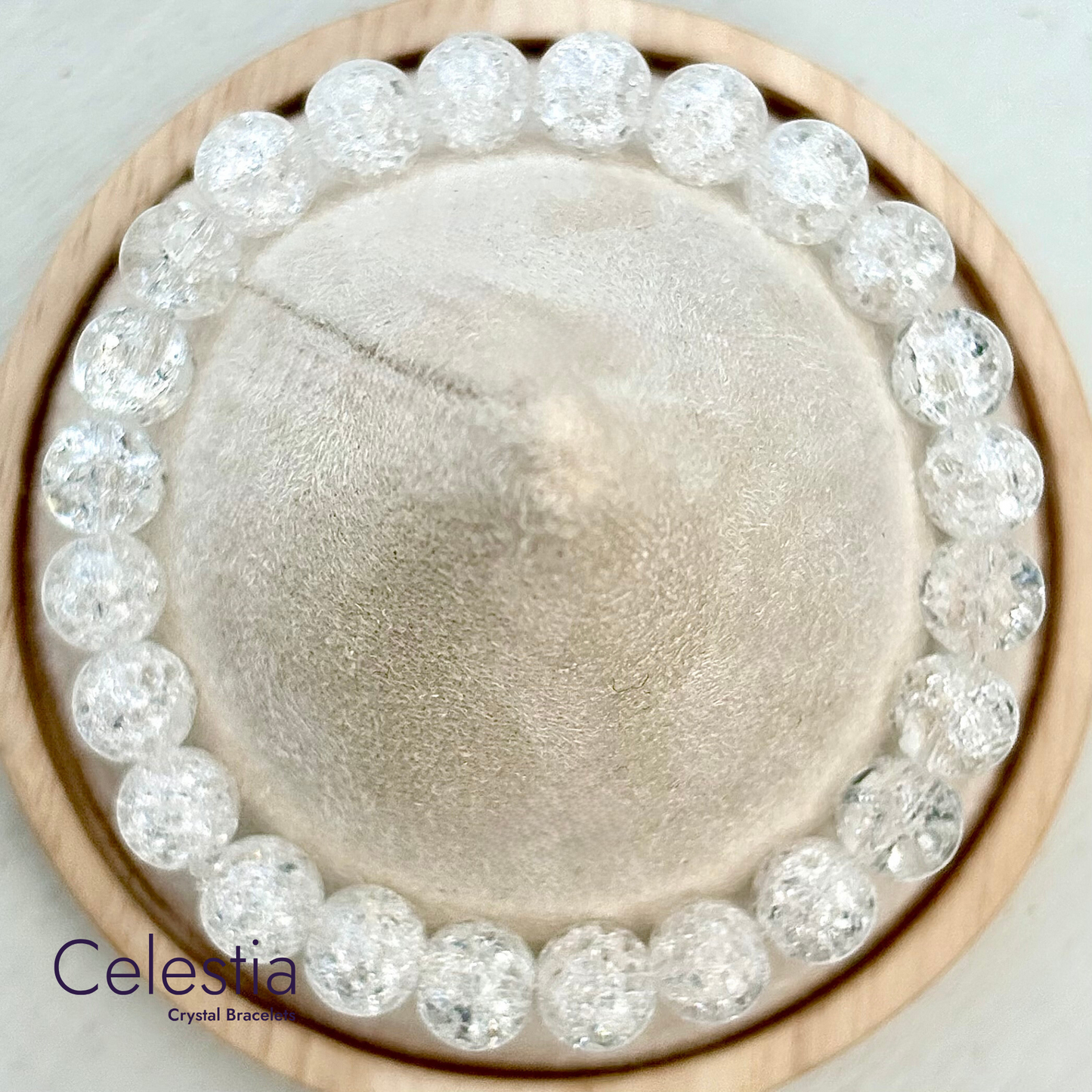 Crackle Quartz Beaded Bracelet - Natural Stone Stacking Jewellery