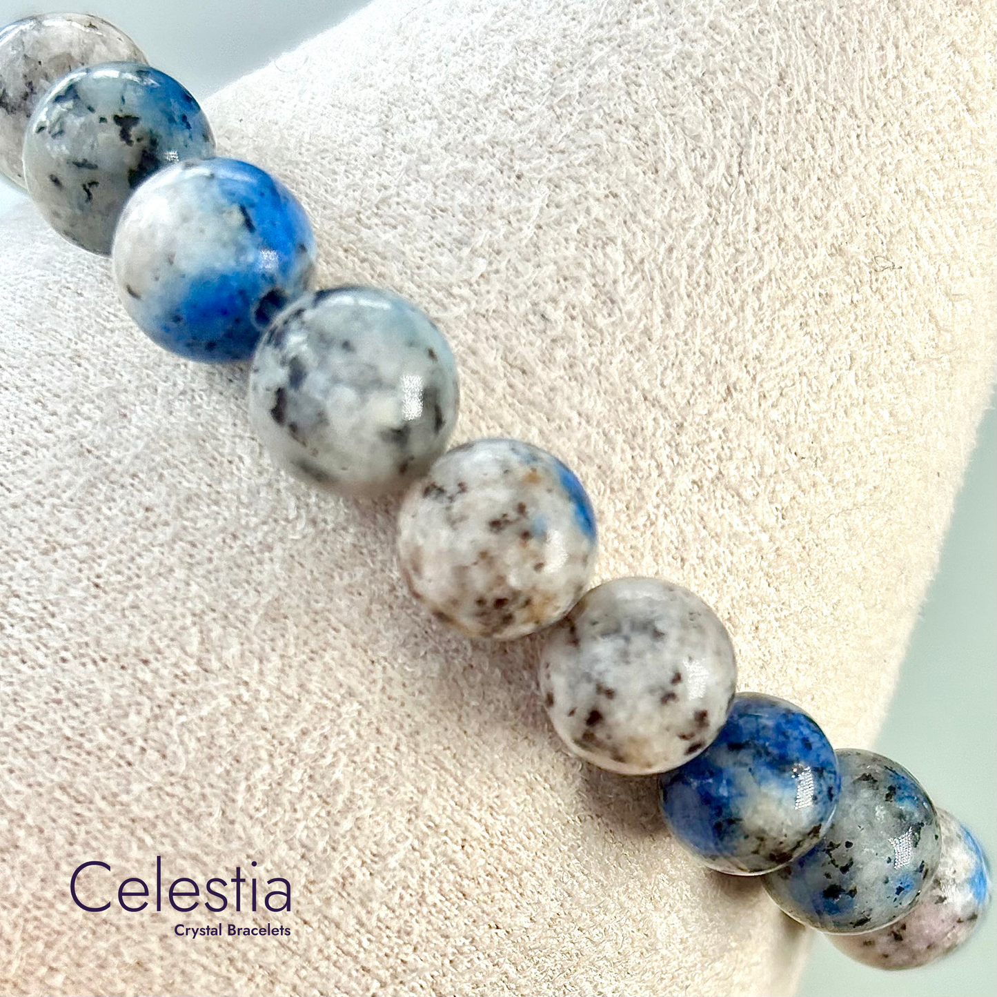 K2 Stone Jasper Beaded Bracelet - Natural Stone Stacking Jewellery