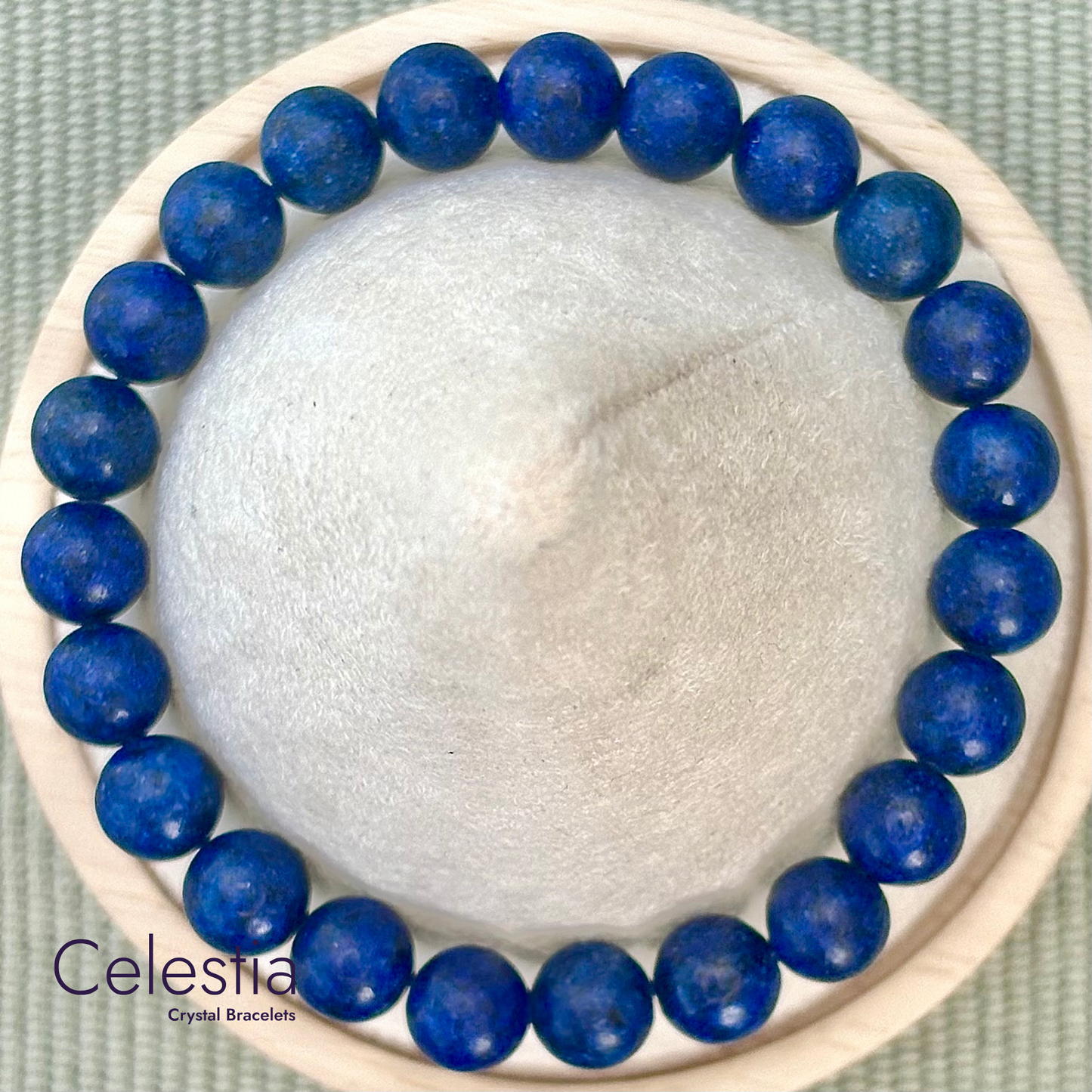 Lapis Lazuli Beaded Bracelet - Natural Stone Stacking Jewellery