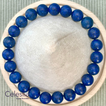Lapis Lazuli Beaded Bracelet - Natural Stone Stacking Jewellery