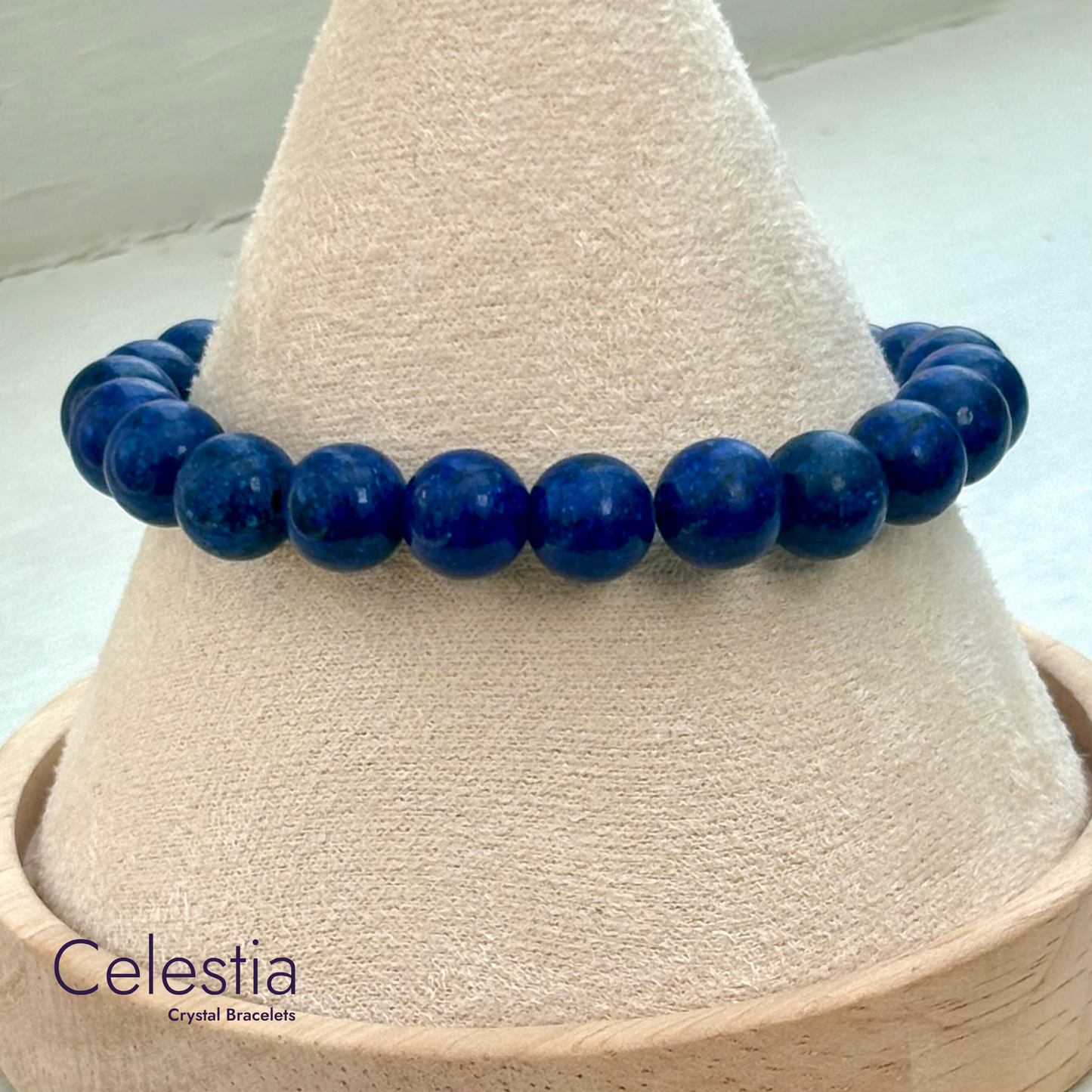 Lapis Lazuli Beaded Bracelet - Natural Stone Stacking Jewellery