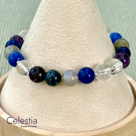 Spiritual Awakening Crystal Beaded Bracelet - Natural Stone Stacking Jewellery