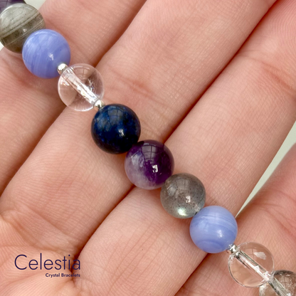 Spiritual Awakening Crystal Beaded Bracelet - Natural Stone Stacking Jewellery